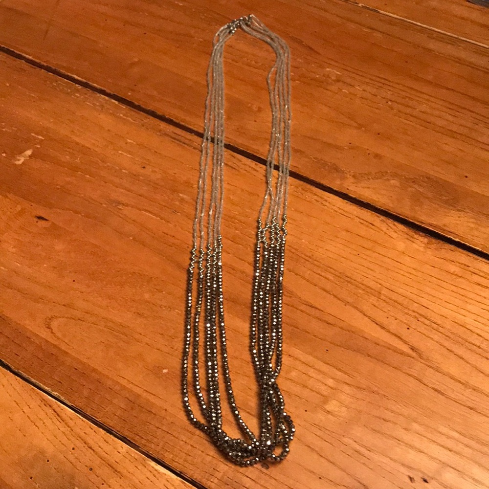 Silver Beaded Necklace